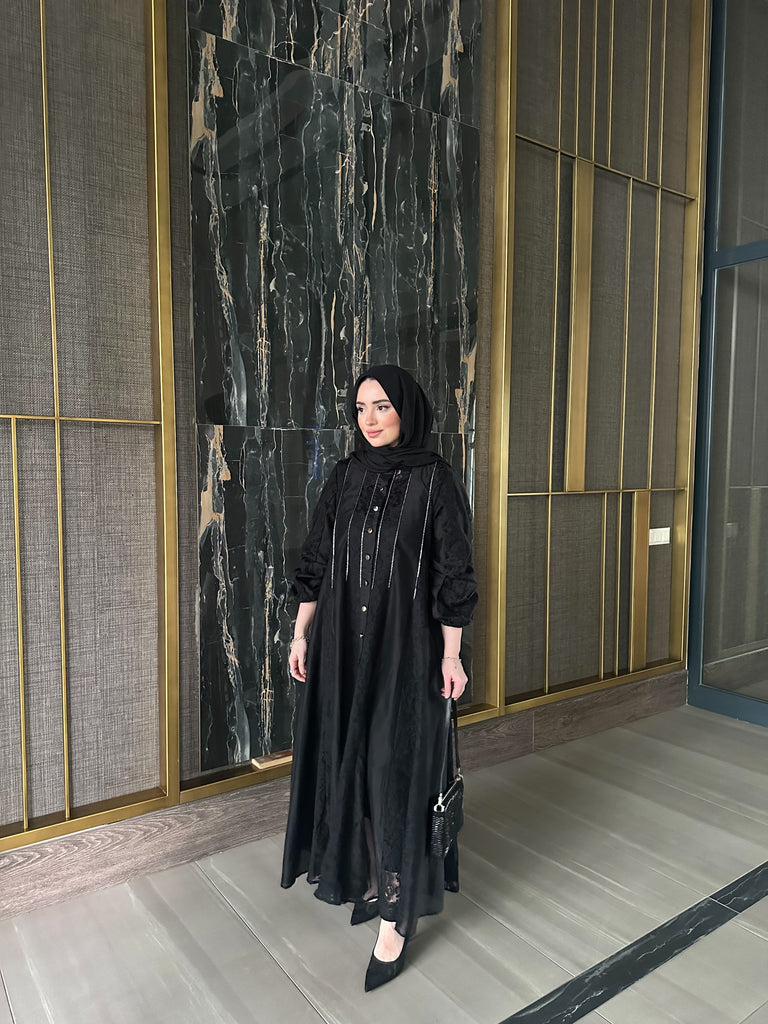 İthal Dantel Elbise