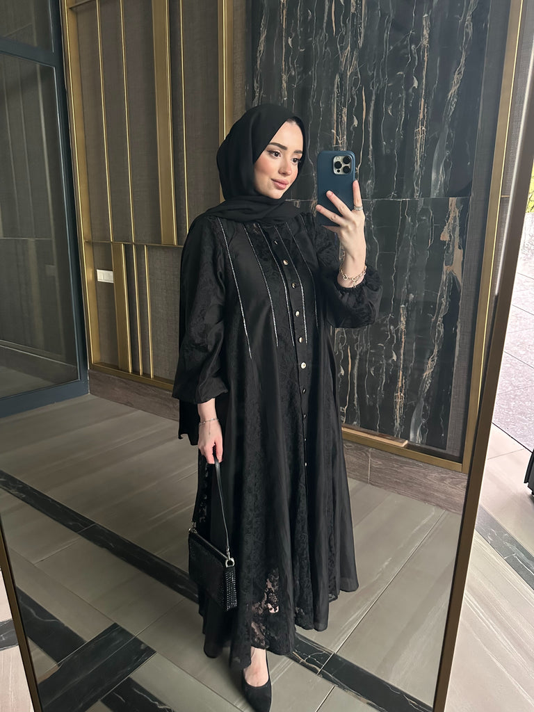 İthal Dantel Elbise