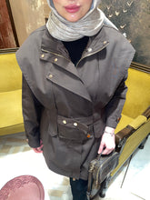 Görseli Galeri görüntüleyiciye yükleyin, Tasarım Kahve Trençkot