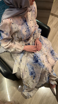 İTHAL BLUEBERRY ELBİSE